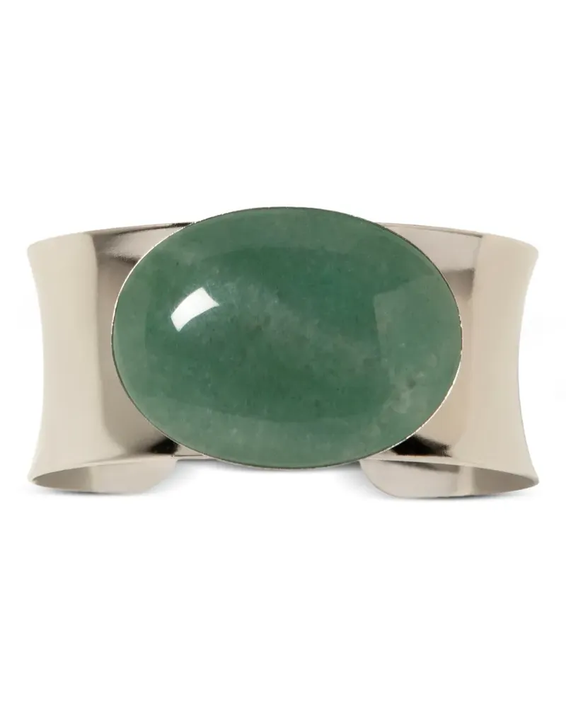 Jennifer Behr Armspange mit ovalem Schmuckstein - Silber Silber