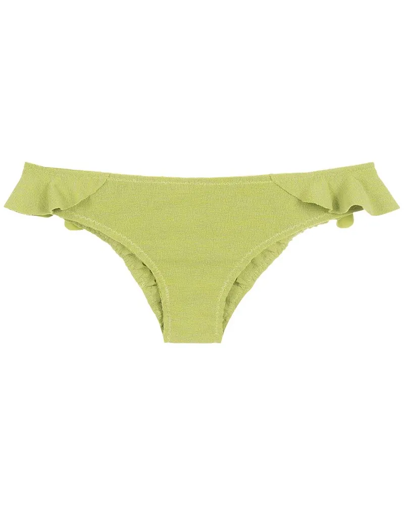 Clube Bossa Bikinihöschen mit Rüschenbesatz - Grün Grün