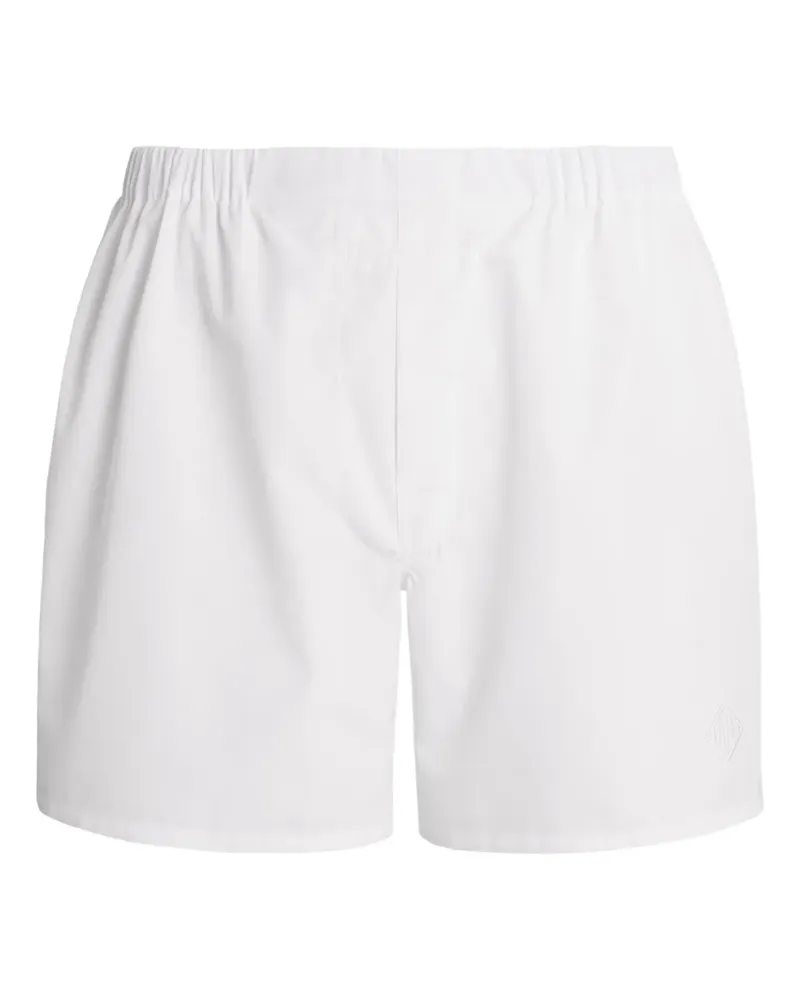 Ralph Lauren Pyjama-Shorts mit elastischem Bund - Weiß Weiß