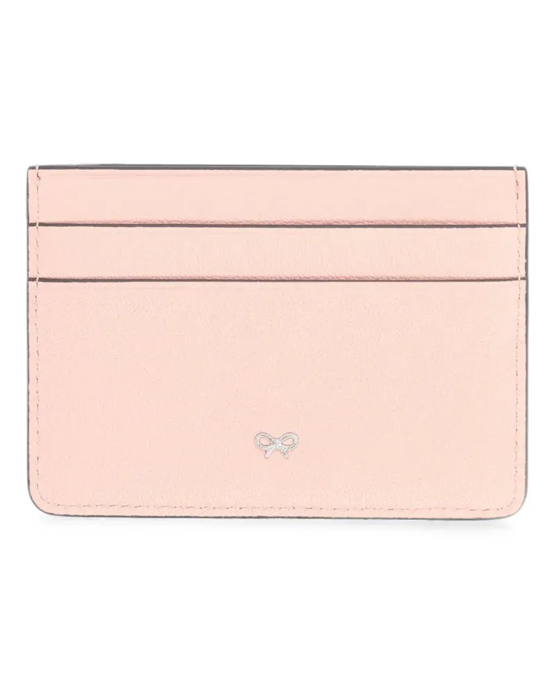 Anya Hindmarch Kartenetui mit Logo-Schild - Rosa Rosa
