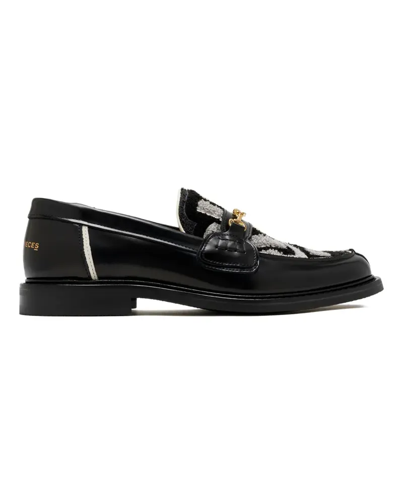 Filling Pieces Gowtu Loafer mit Horsebit - Schwarz Schwarz