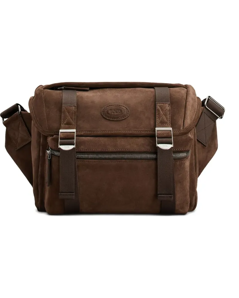 TOD'S Kuriertasche aus Wildleder - Braun Braun