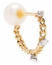 Delfina Delettrez 18kt Unchain My Art Gelbgoldohrring Gold