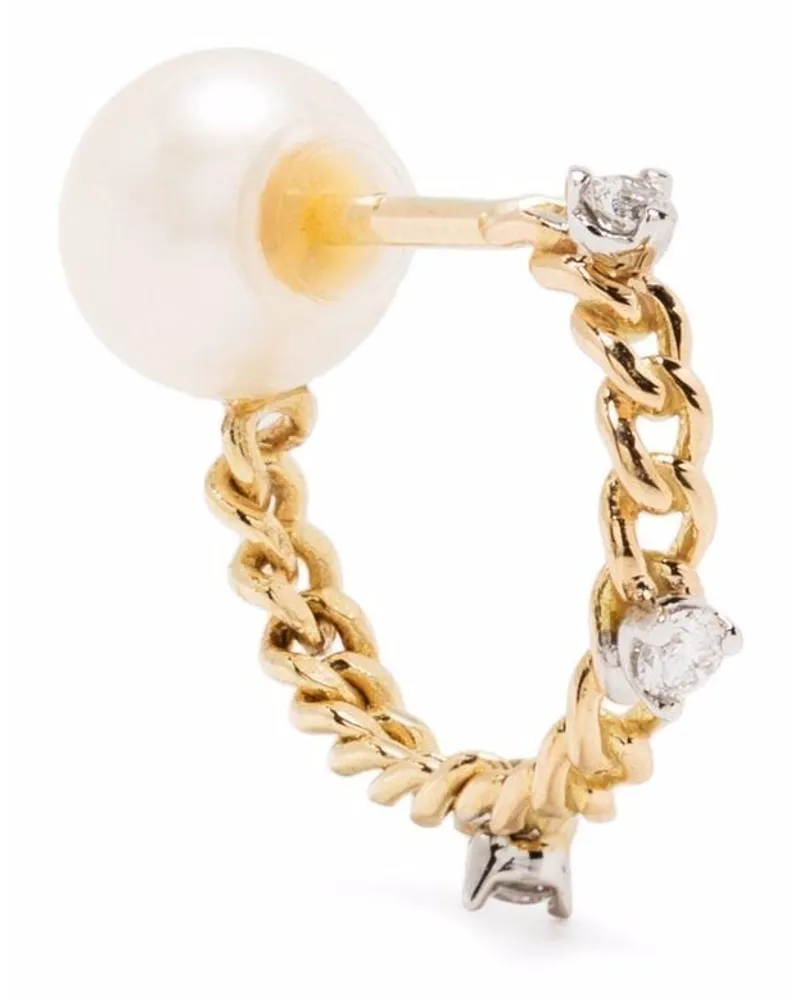 Delfina Delettrez 18kt Unchain My Art Gelbgoldohrring Gold