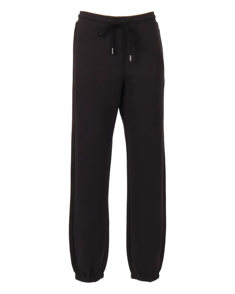 Max Mara logo patch jersey trousers - Schwarz Schwarz