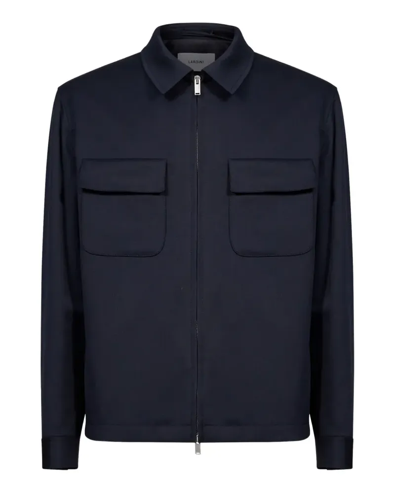 LARDINI Jacke mit Reißverschluss - Blau Blau