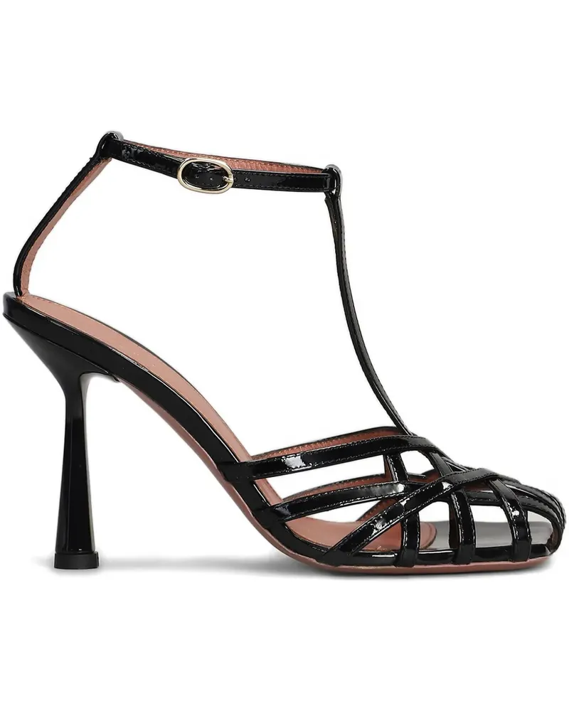 Aldo Castagna Lidia Sandalen 100mm - Schwarz Schwarz