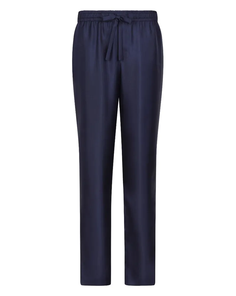 Dolce & Gabbana DG Essentials Seidenhose - Blau Blau
