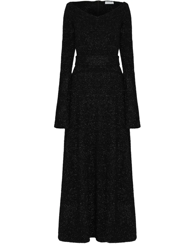 Gloria Coelho Medieval Maxikleid - Schwarz Schwarz