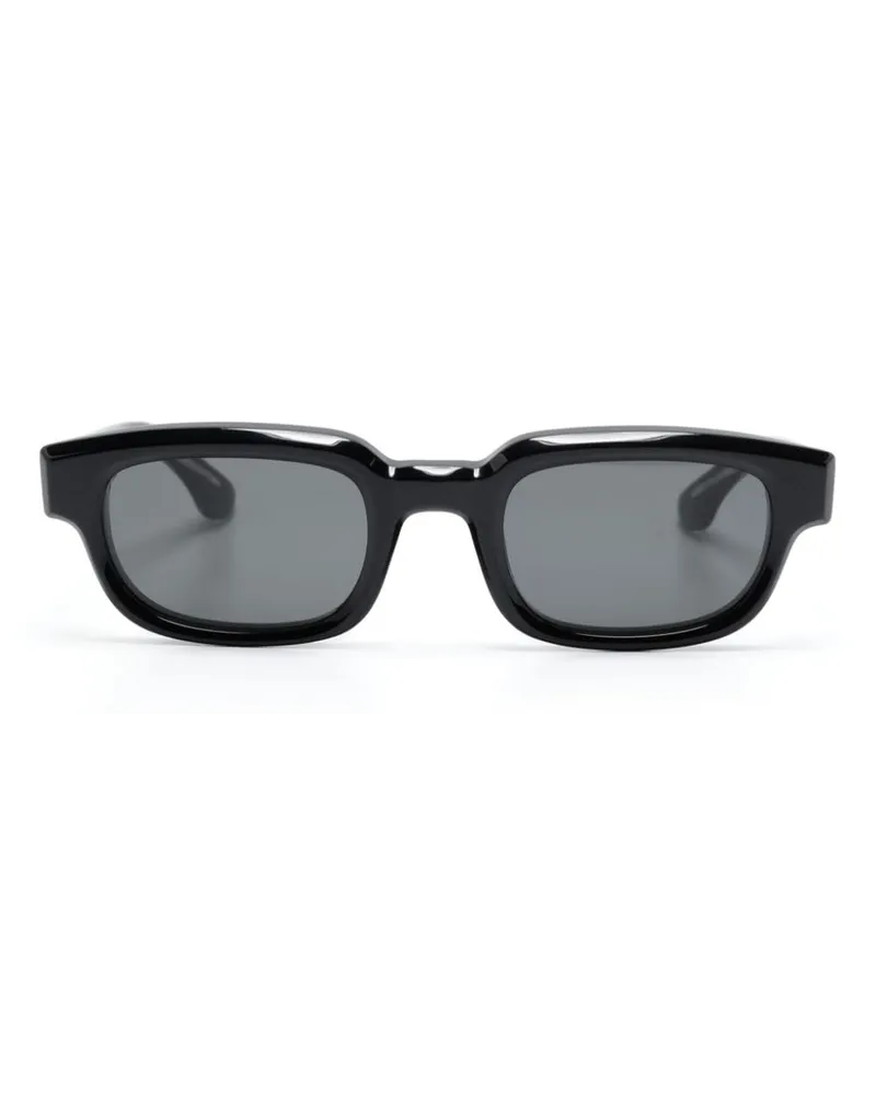 CHIMI Eckige Alter Sonnenbrille Schwarz