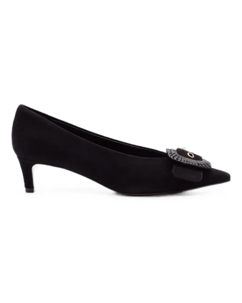 FESTA Milano Mirella braided-detail pointed-toe pumps - Schwarz Schwarz