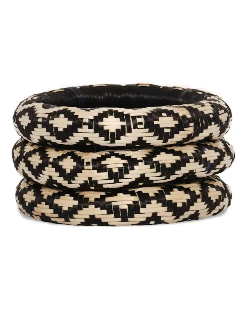 Johanna Ortiz Dancer's Essence bangles (set of three) - Schwarz Schwarz