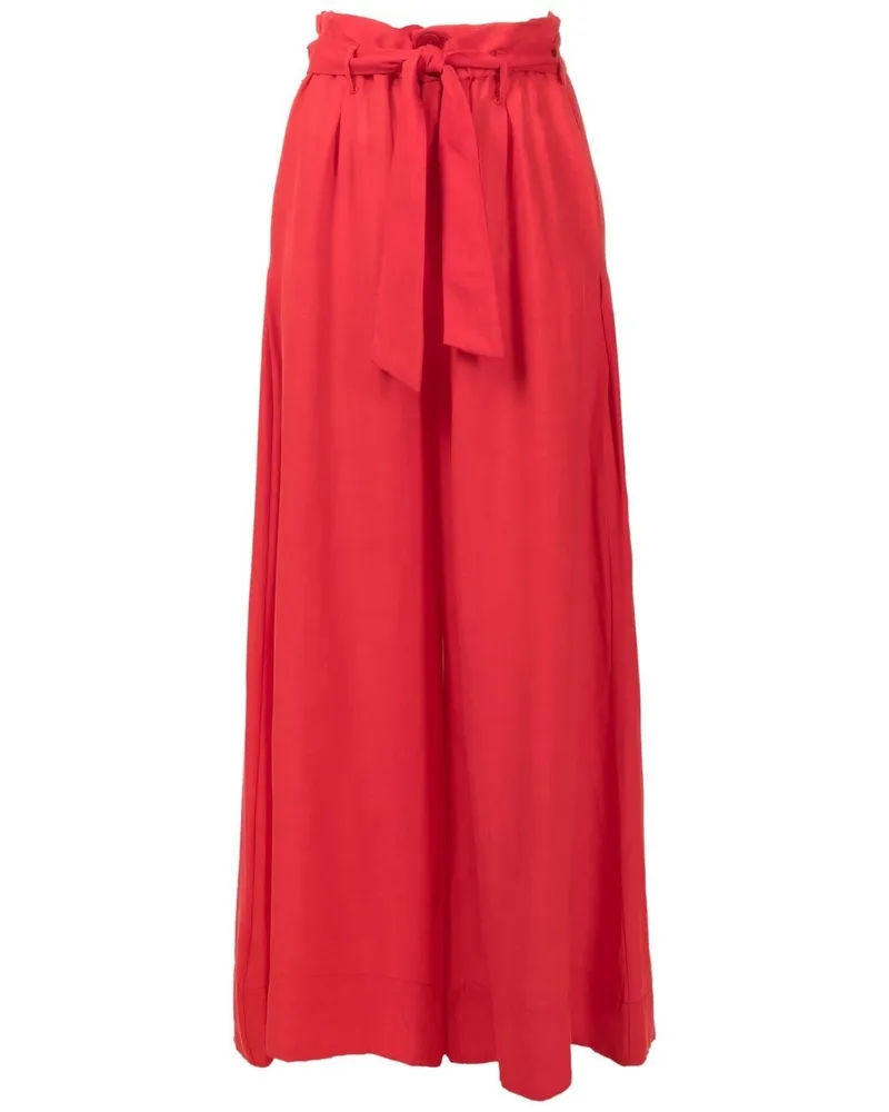 Amir Slama Hose mit Paperbag-Taille - Orange Orange