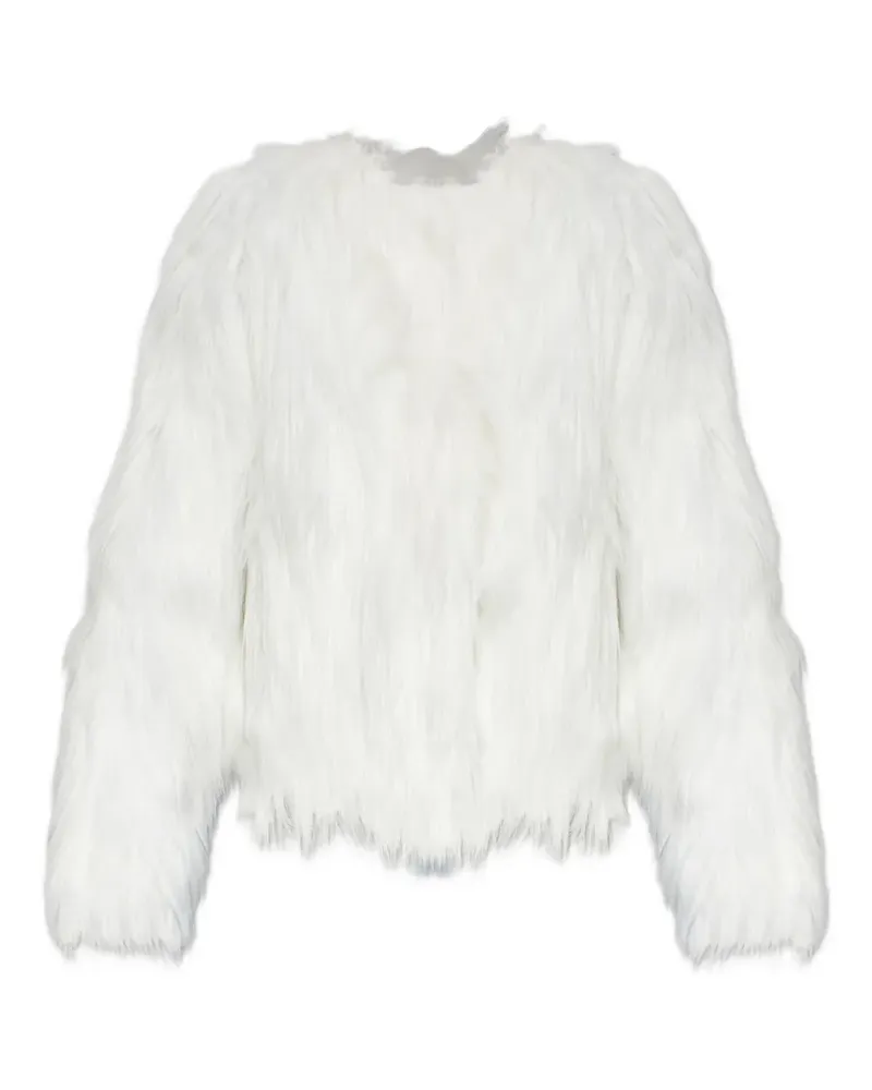 STAND Eilish Jacke aus Faux Fur - Weiß Weiß