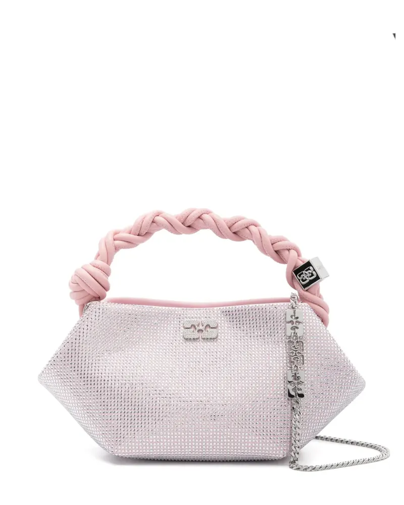 Ganni Mini-Tasche mit Strass - Rosa Rosa