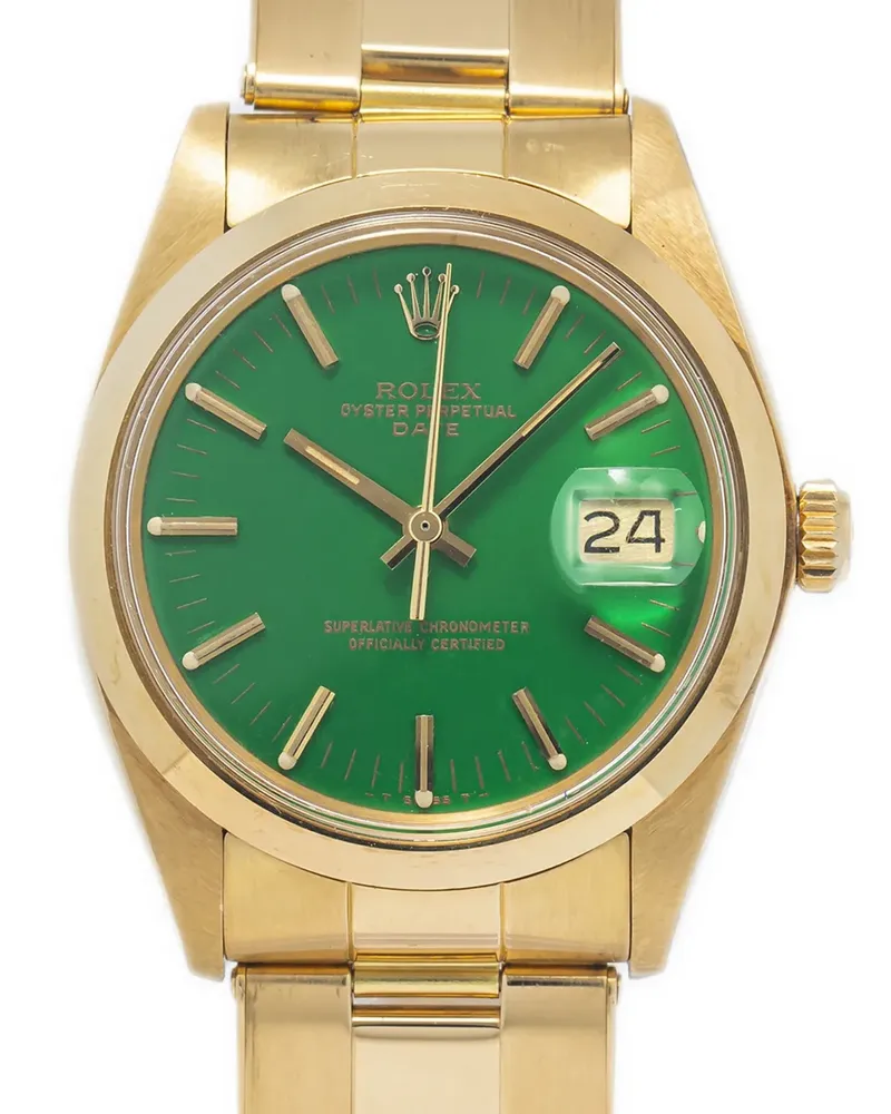 Rolex Date Armbanduhr 34mm - Grün Grün