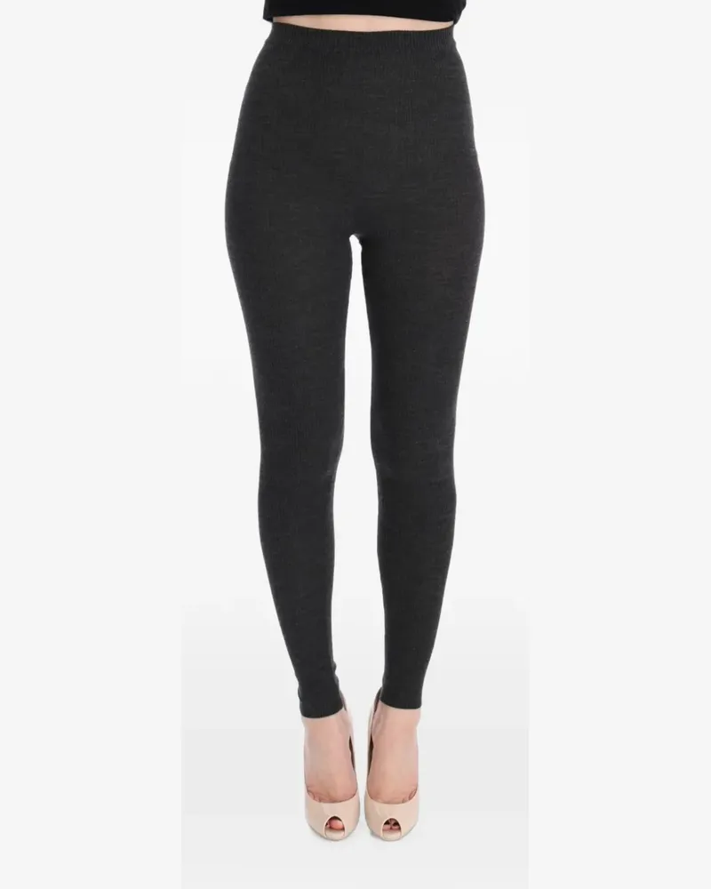 Dolce & Gabbana ribbed-knit leggings - Grau Grau