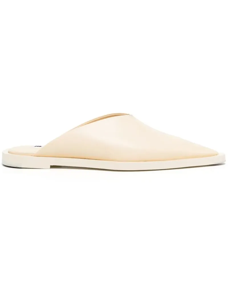 Jil Sander Spitze Mules - Nude Nude