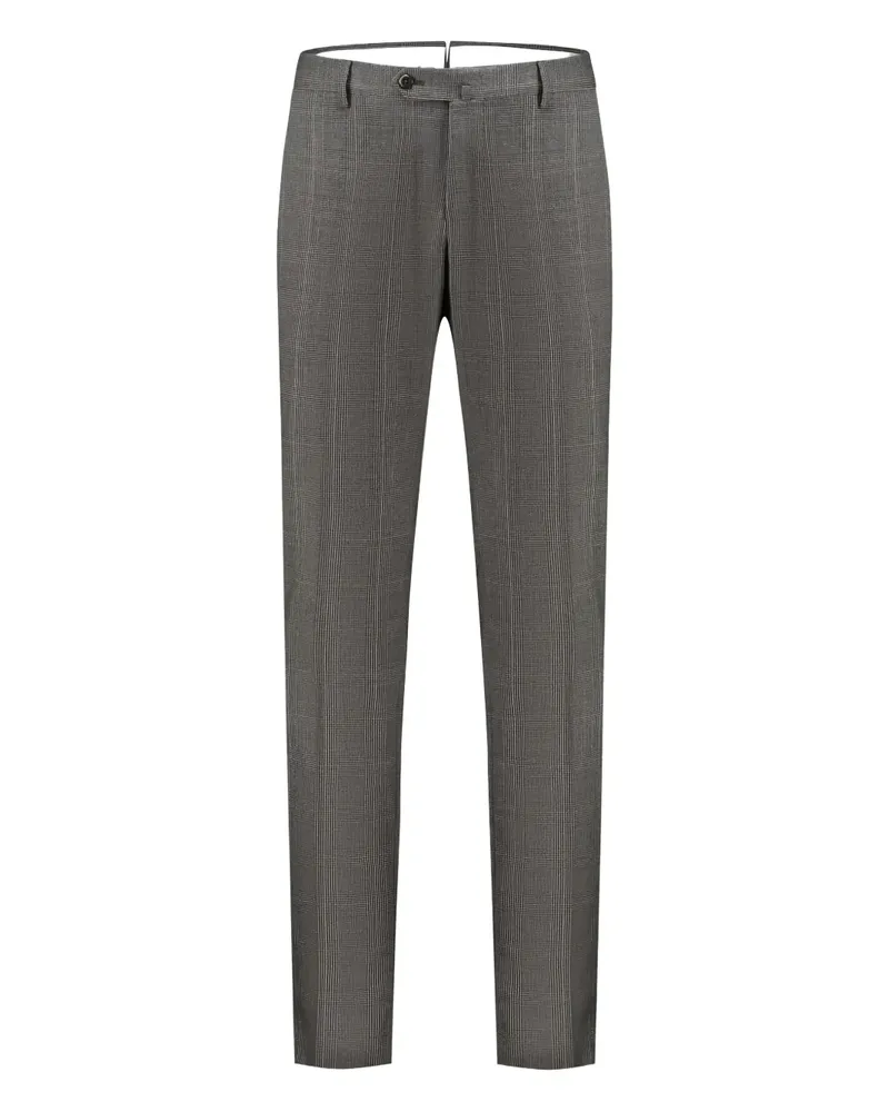 PT TORINO Hose mit Karomuster - Grau Grau