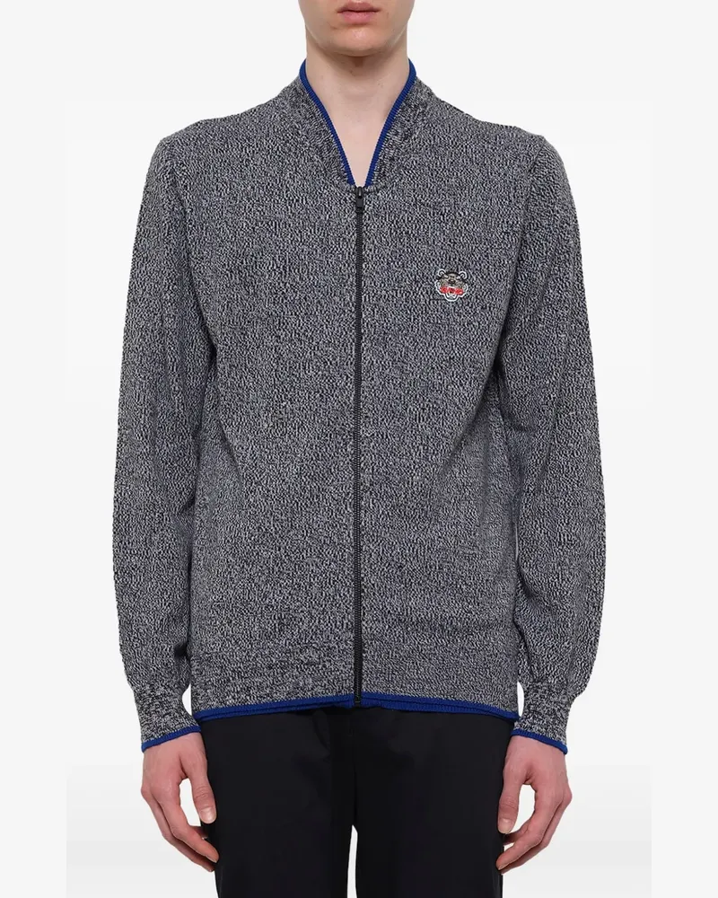 Kenzo Tiger zip-up cardigan - Grau Grau