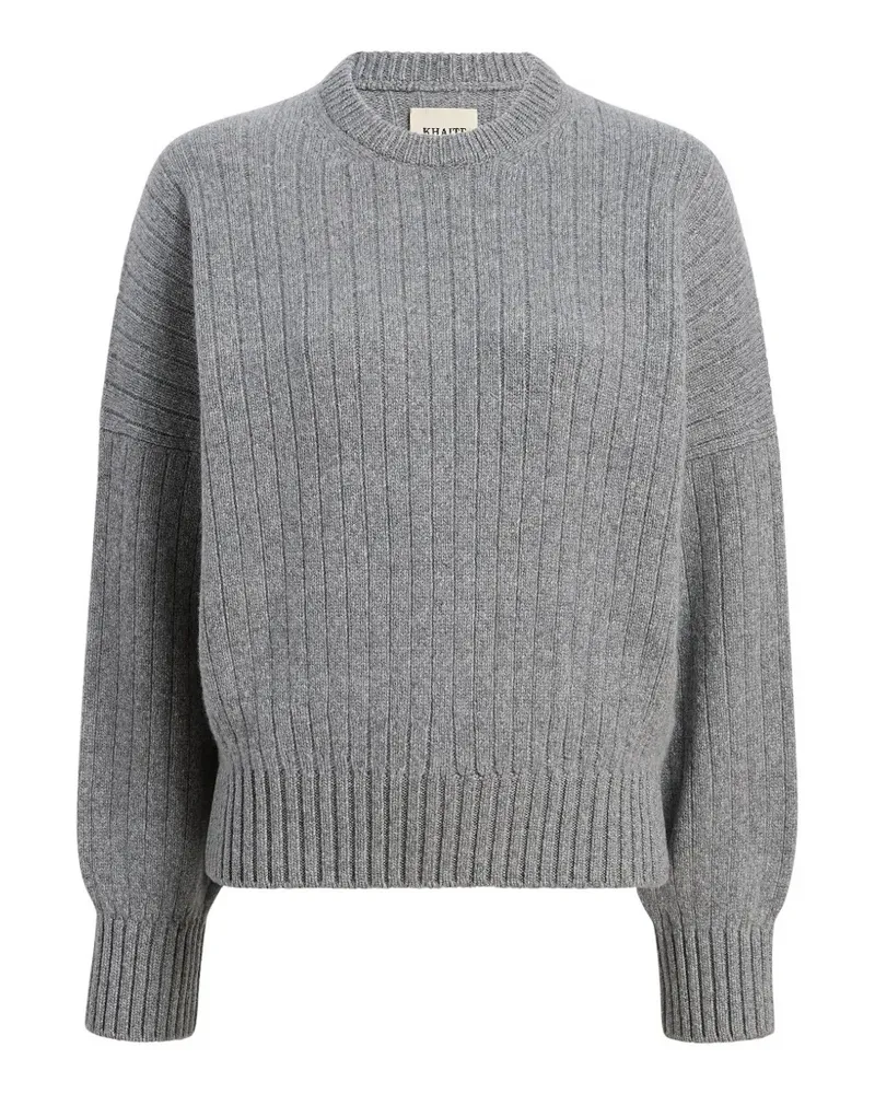 KHAITE Gerippter Pullover - Grau Grau