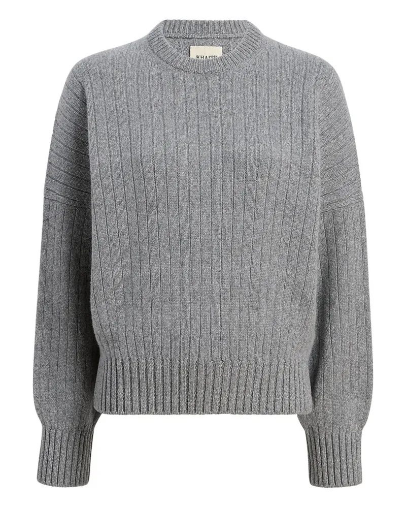 KHAITE Gerippter Pullover - Grau Grau
