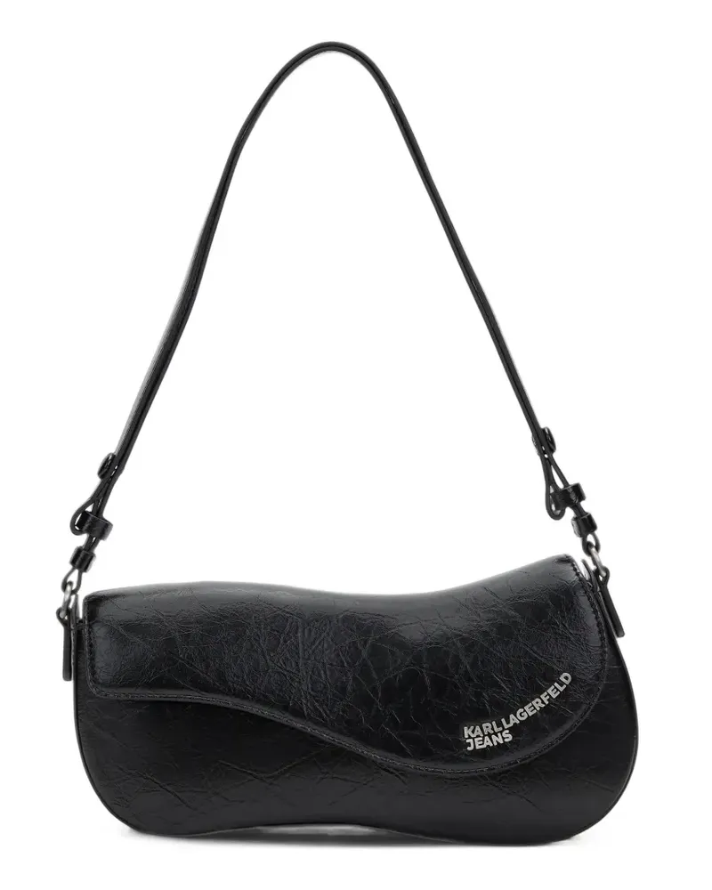 Karl Lagerfeld Wave Schultertasche - Schwarz Schwarz