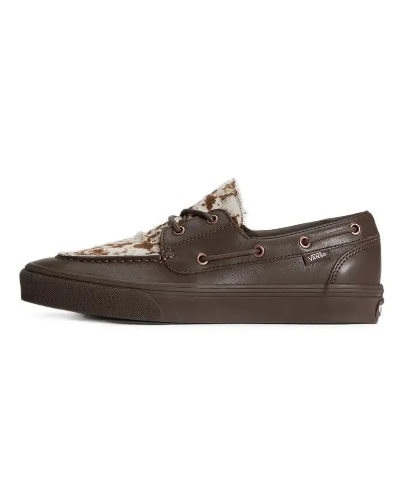 Vans cow-print panelled shoes - Braun Braun