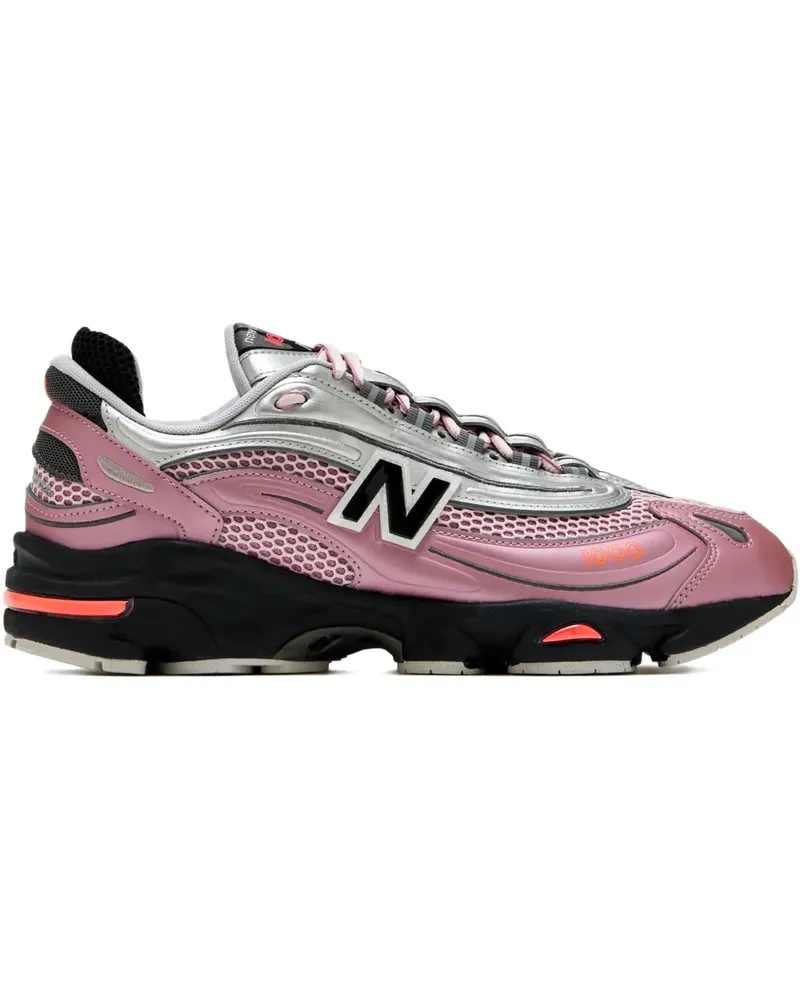 New Balance 1000 Sneakers im Metallic-Look - Grau Grau