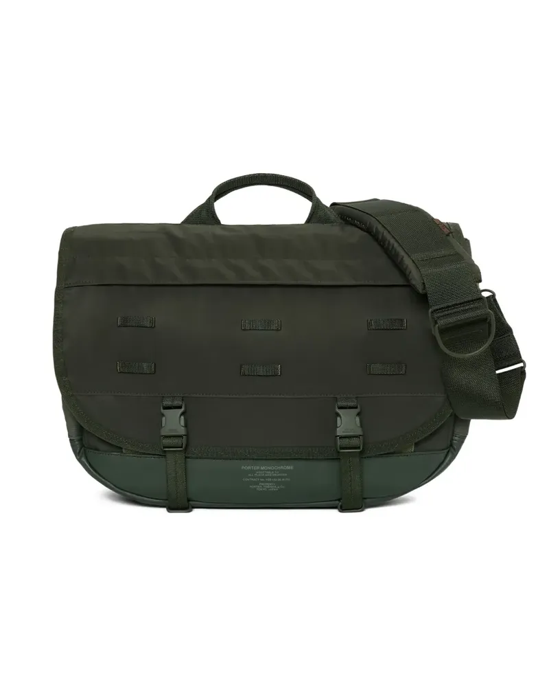 PORTER-YOSHIDA & CO Kuriertasche mit Schnallen - Grün Grün