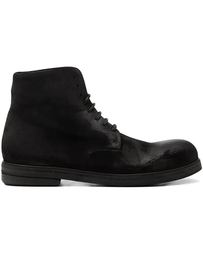 Marsèll Zucca Zeppa Schnürstiefel - Schwarz Schwarz