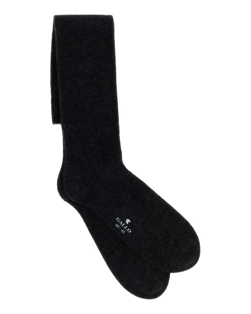 Gallo Gestrickte Socken - Schwarz Schwarz