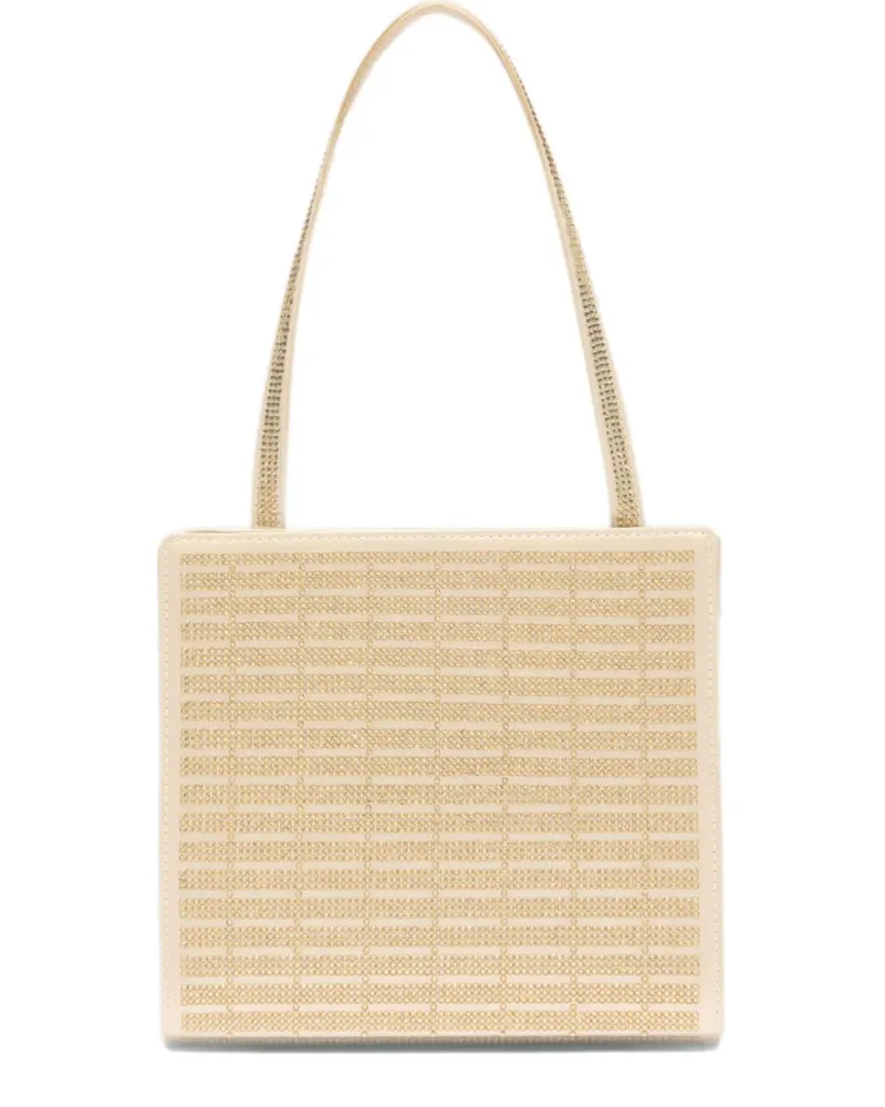 Genny So Chick Mini-Tasche mit Kristallen - Nude Nude