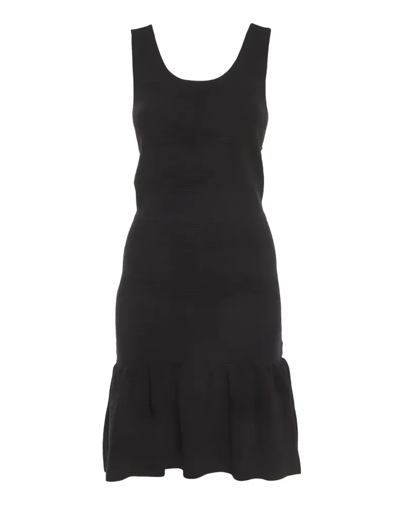 Sandro ruffle-hem mini dress - Schwarz Schwarz