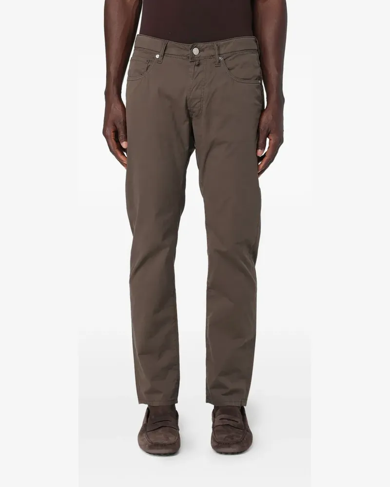 Incotex Jeans aus Baumwollstretch - Braun Braun