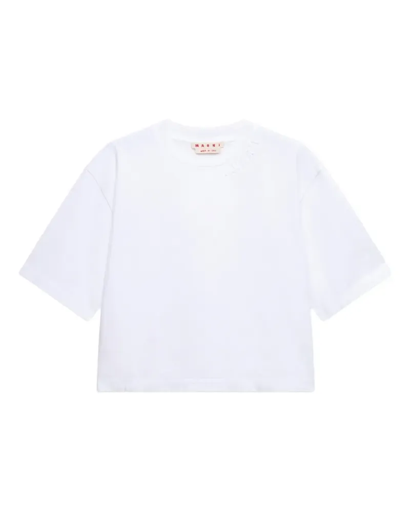 Marni crew-neck T-shirt - Weiß Weiß