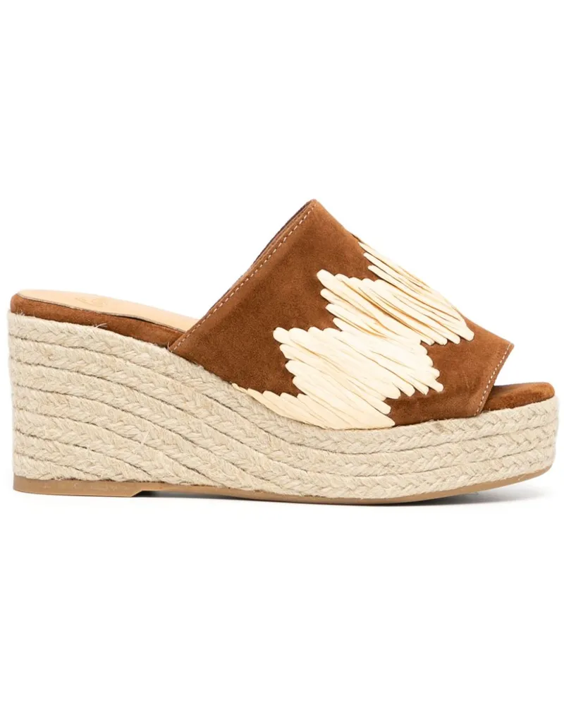 Castañer Eleo Wedge-Espadrilles - Braun Braun
