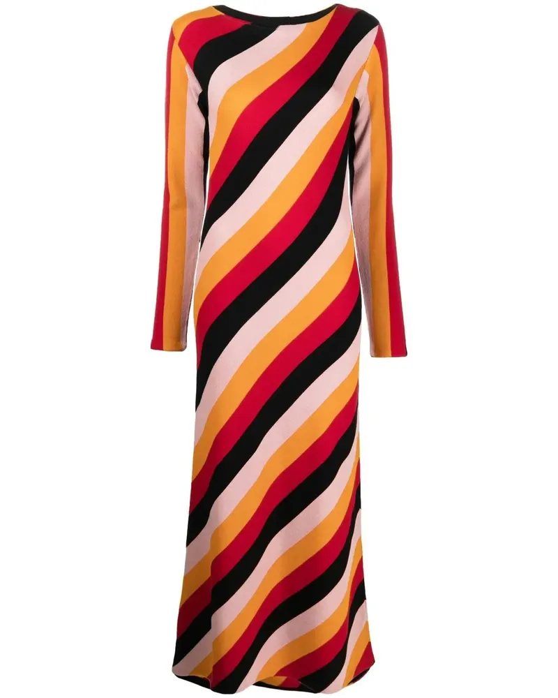 La DoubleJ Swing Maxikleid - Schwarz Schwarz