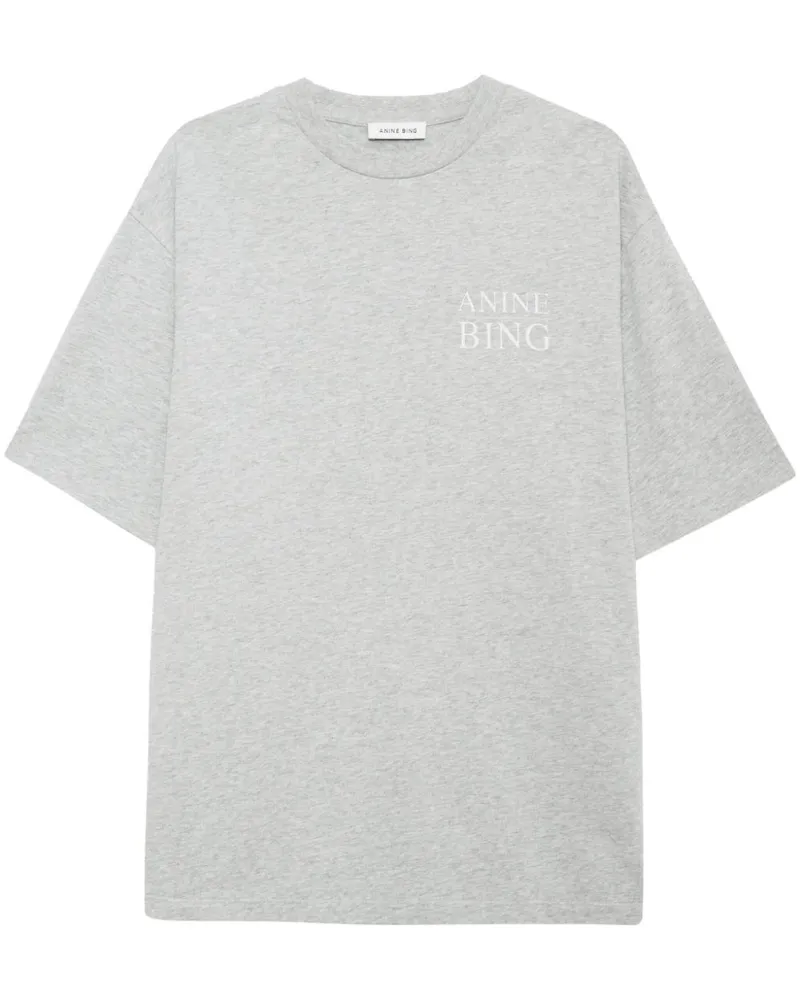 Anine Bing Myers Serif NY T-Shirt - Grau Grau