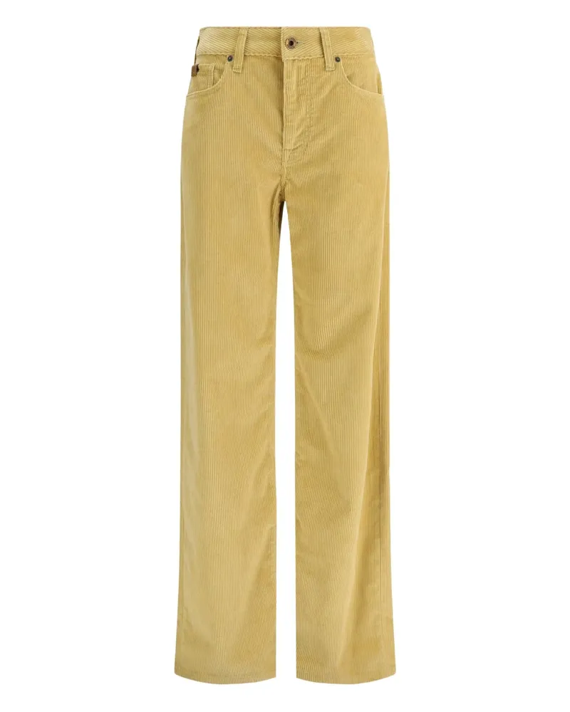 Jacob Cohën Cordhose im Five-Pocket-Design - Gelb Gelb