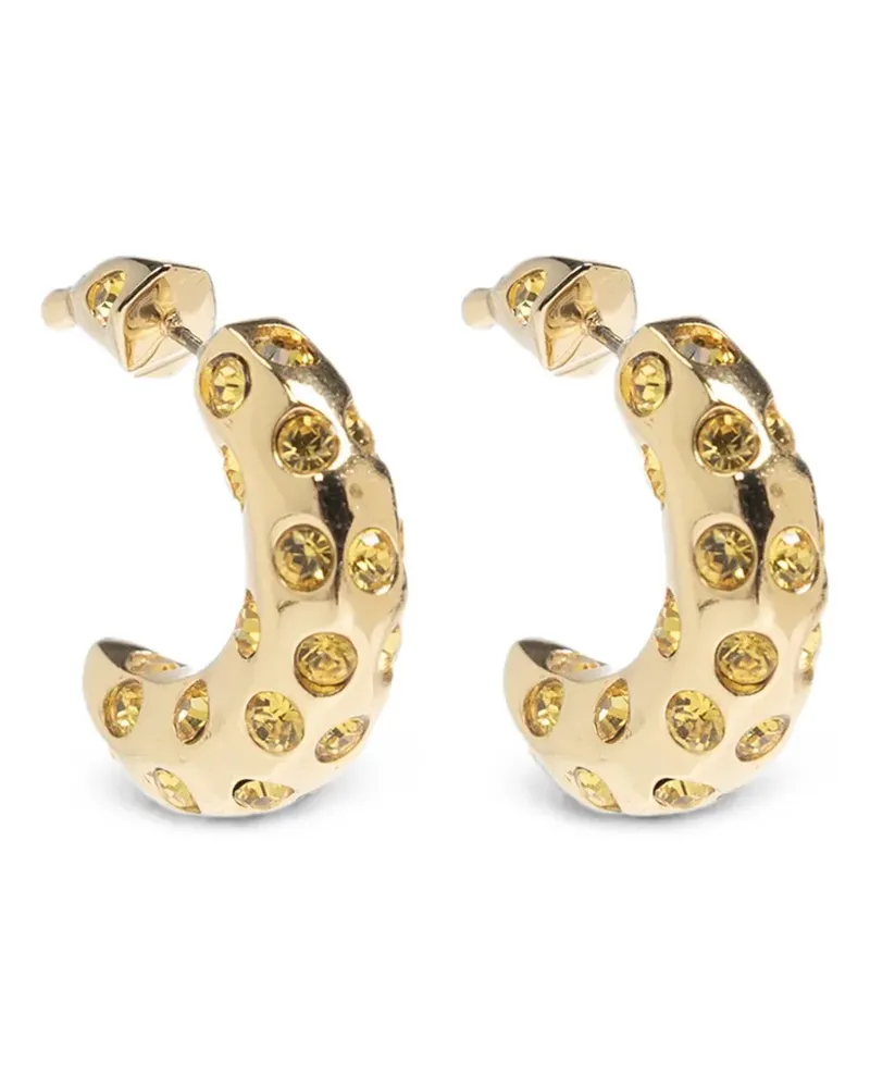 Kate Spade banana crystal-embellished earrings - Gold Gold