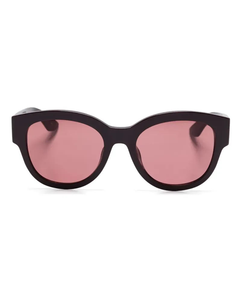 Alexander McQueen Sonnenbrille mit rundem Gestell - Violett Violett