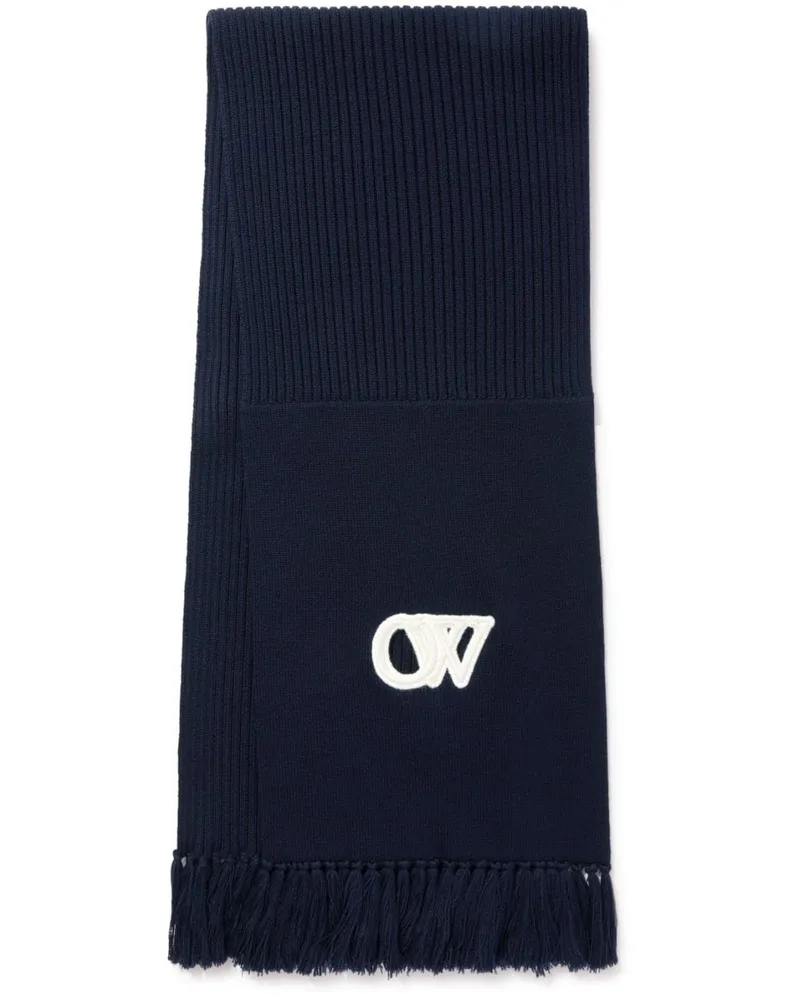 OFF-WHITE OW Schal - Schwarz Schwarz