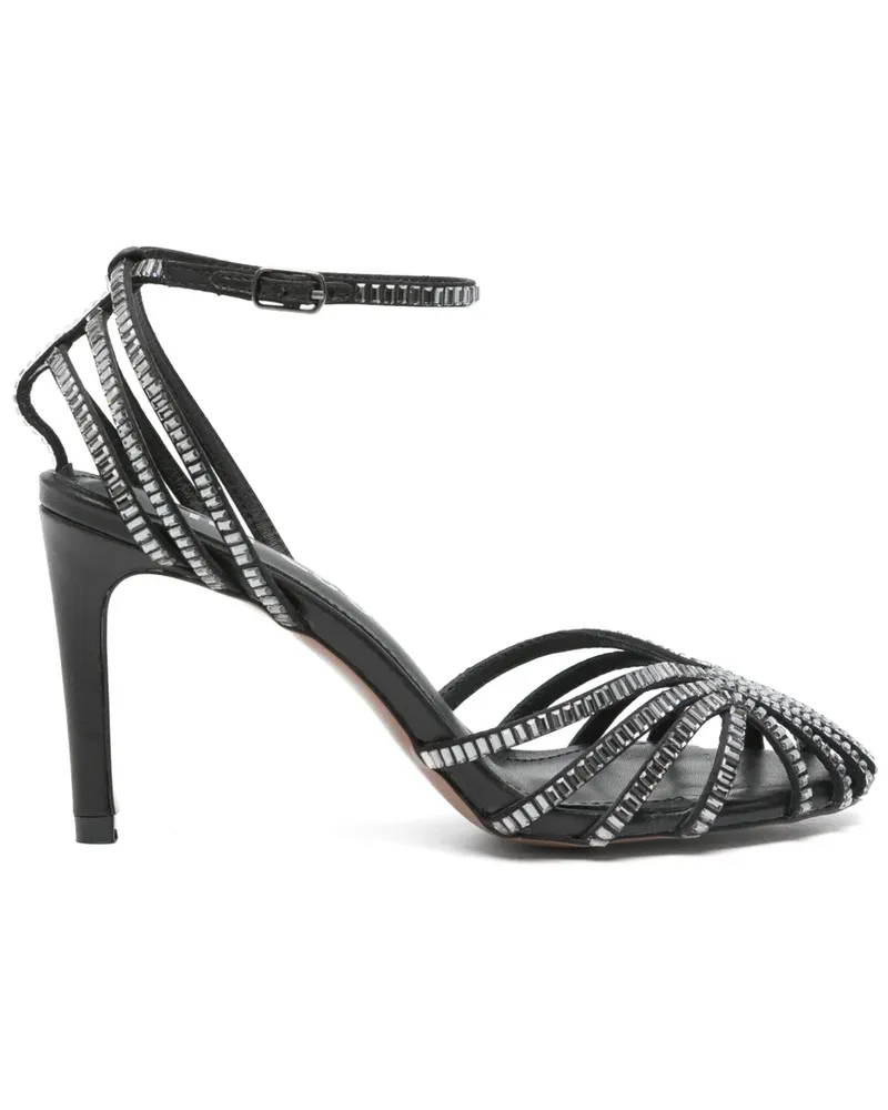 Bibi Lou Pumps mit Kristallen 85mm - Schwarz Schwarz