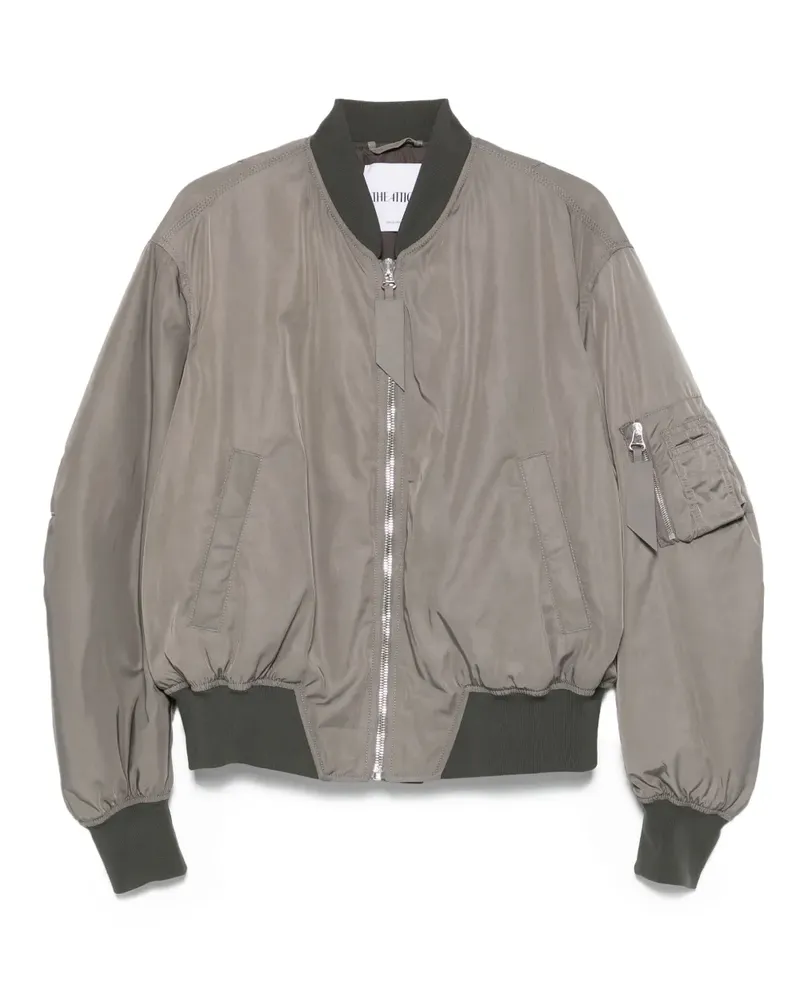 ATTICO Bomberjacke mit Reißverschluss - Grau Grau
