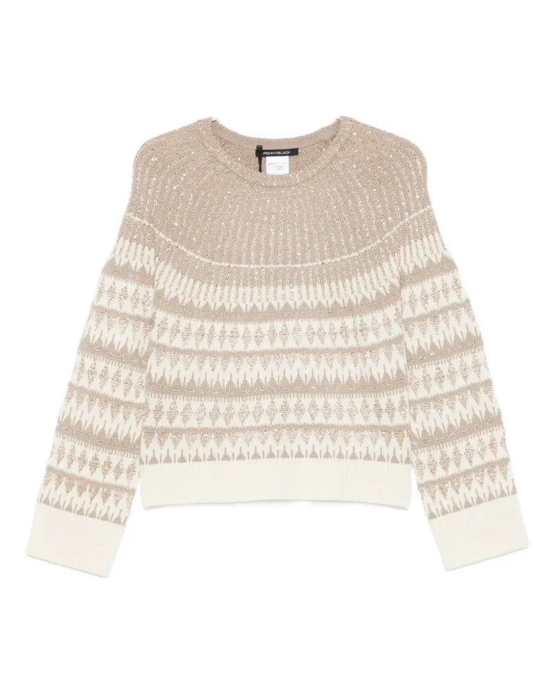 Pennyblack Xanadu patterned sweater - Nude Nude
