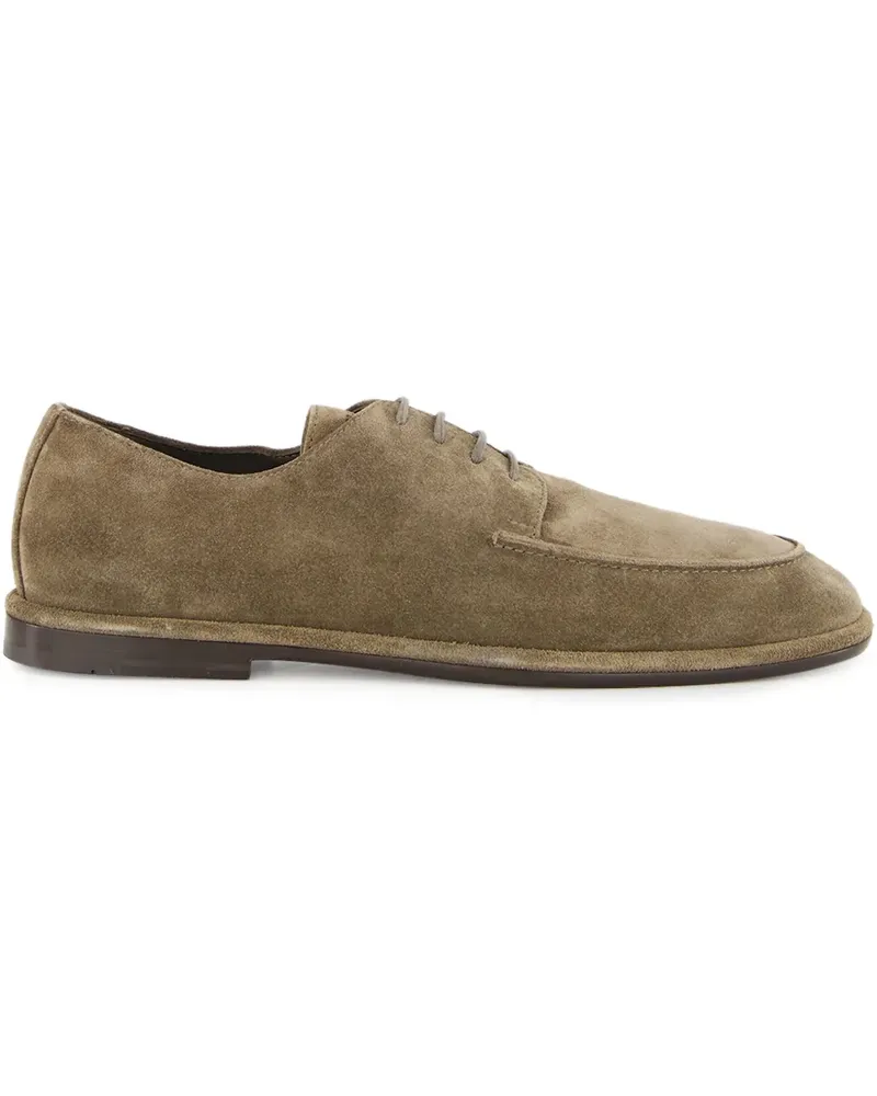 Ferragamo Derby-Schuhe aus Wildleder - Braun Braun