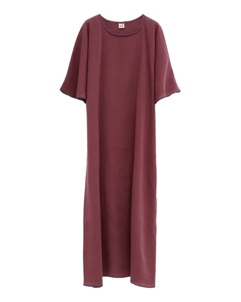 Baserange Rene Midikleid mit ausgestellten Ärmeln - Violett Violett