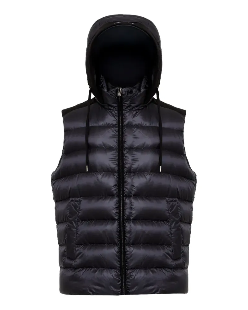 Herno Resort Ultralight Kapuzenweste - Schwarz Schwarz