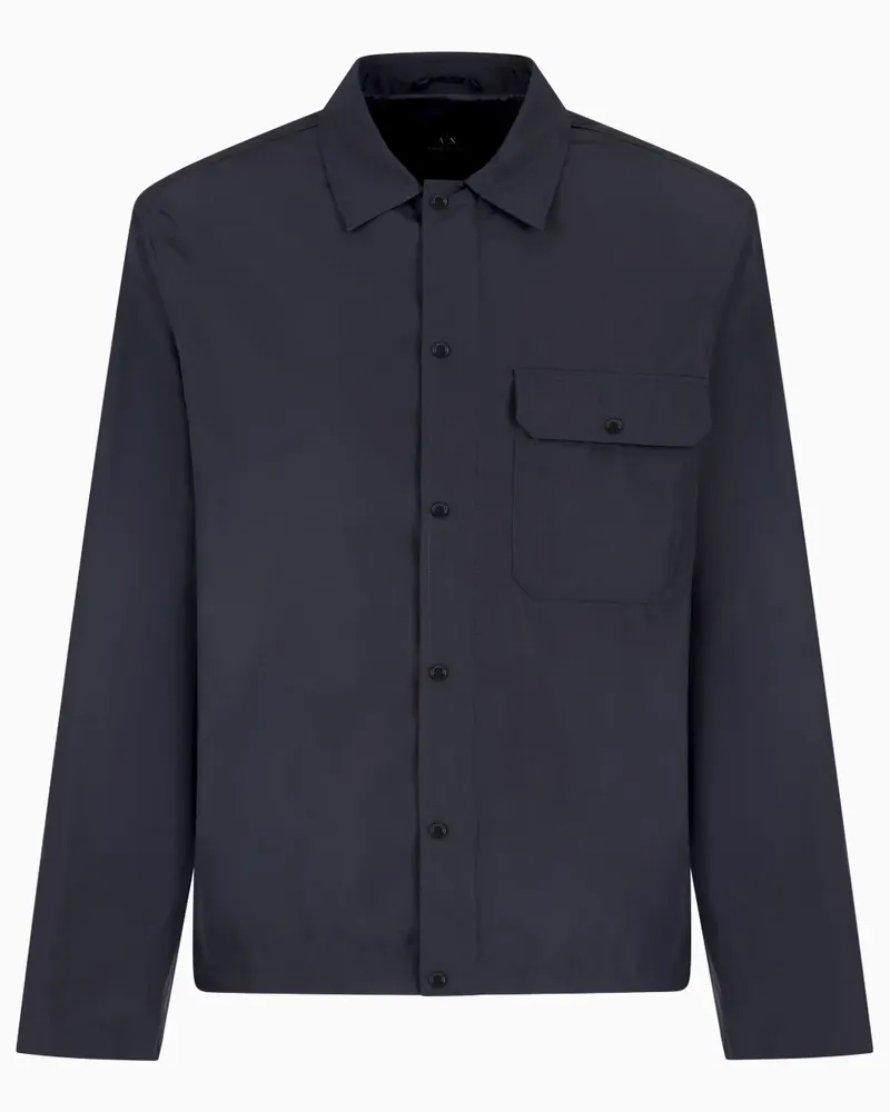 Armani Exchange Langärmeliges Hemd - Blau Blau